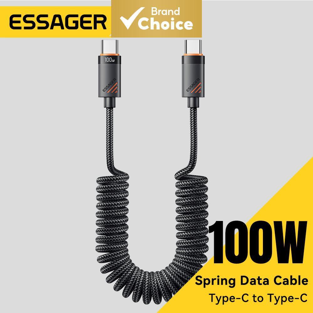 สาย USB-C to Type-C 100W สําหรับ iPhone 15 Pro Max ชาร์จเร็วและถ่ายโอนข้อมูล ใช้กับ macbook xiaomi samsung