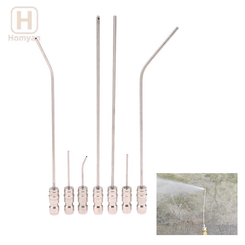 Tianyuaneee 1 ชิ้นแรงดันสูงทําความสะอาดหัวฉีดเข็ม 1/4 "เชื่อมต่ออย่างรวดเร็ว Slim Design สําหรับทําความสะอาดลึก AC & รถเครื่องซักผ้าถังดี