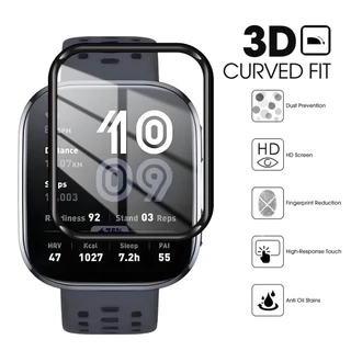 กระจกนิรภัย / ฟิล์มนุ่มสำหรับ for Smartwatch Amazfit Bip 6 อุปกรณ์ป้องกันหน้าจอป้องกัน Gores สำหรับ for Amazfit Bip 6