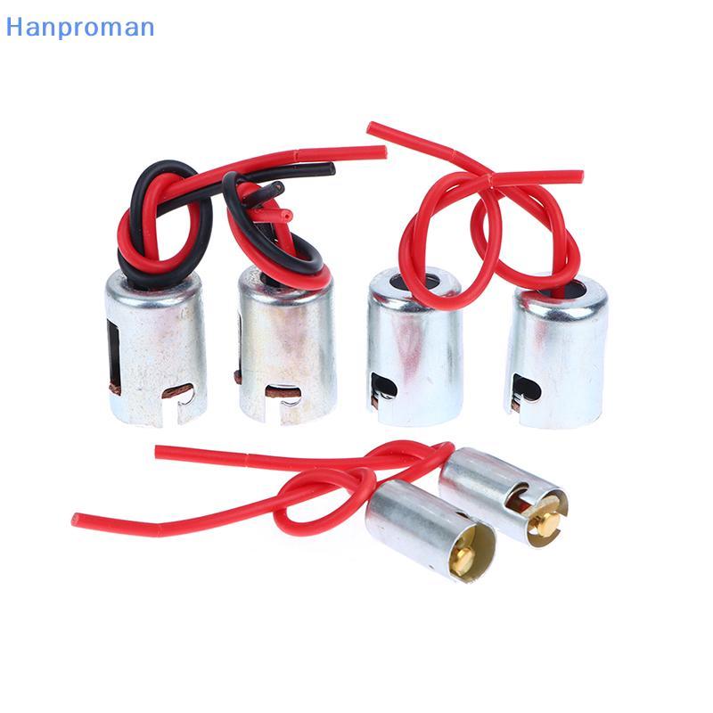 Hanproman> 2 ชิ้น BA15S BA15D BA9S T9 ไฟเบรครถไฟเลี้ยวผู้ถือหลอดไฟซ็อกเก็ตไฟหน้าฮาโลเจน Pigtail Conn