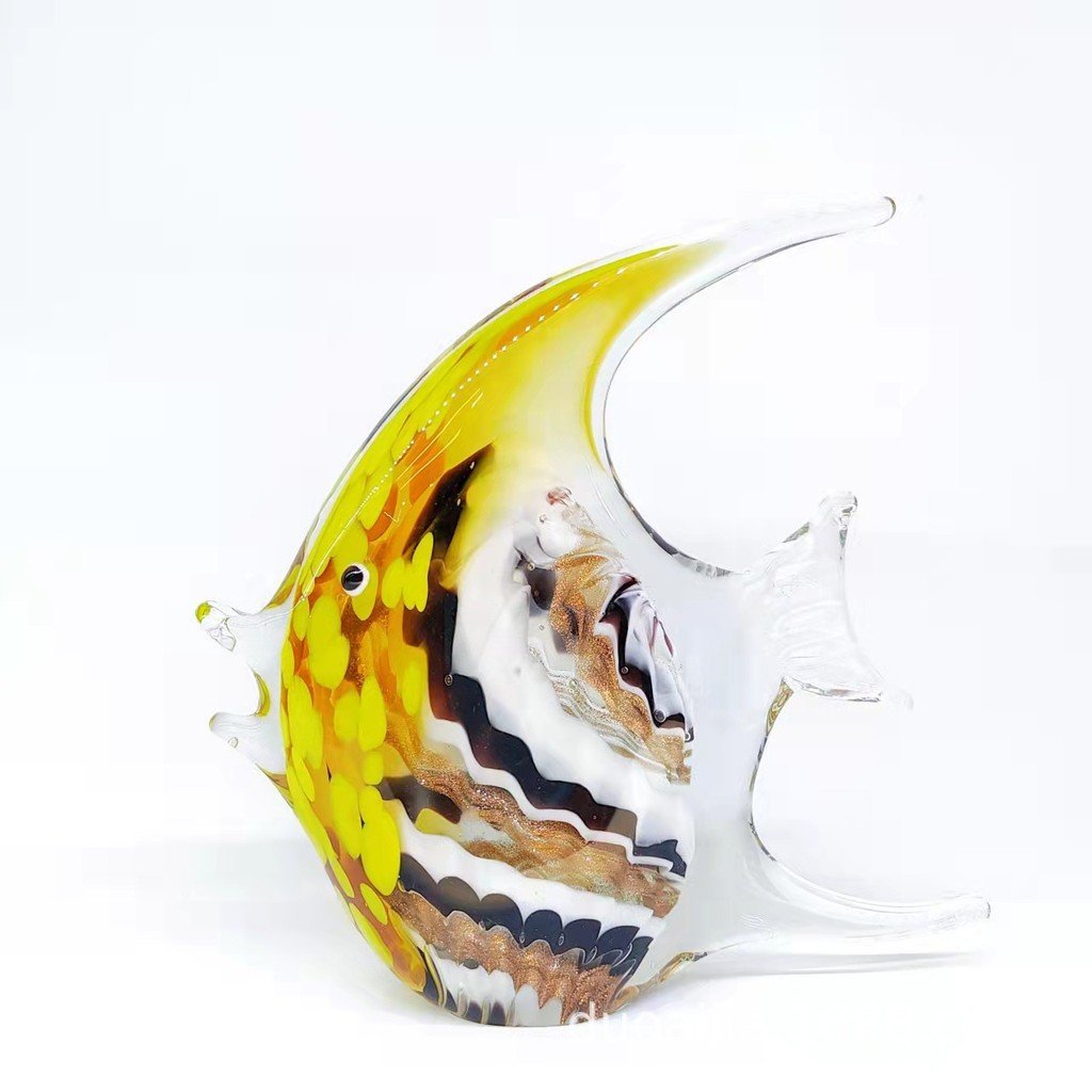 เครื่องประดับสร้างสรรค์ INS เครื่องประดับแก้วปลา Feng Shui บ้านสไตล์เครื่องประดับตกแต่งบ้านแก้วปลา 0