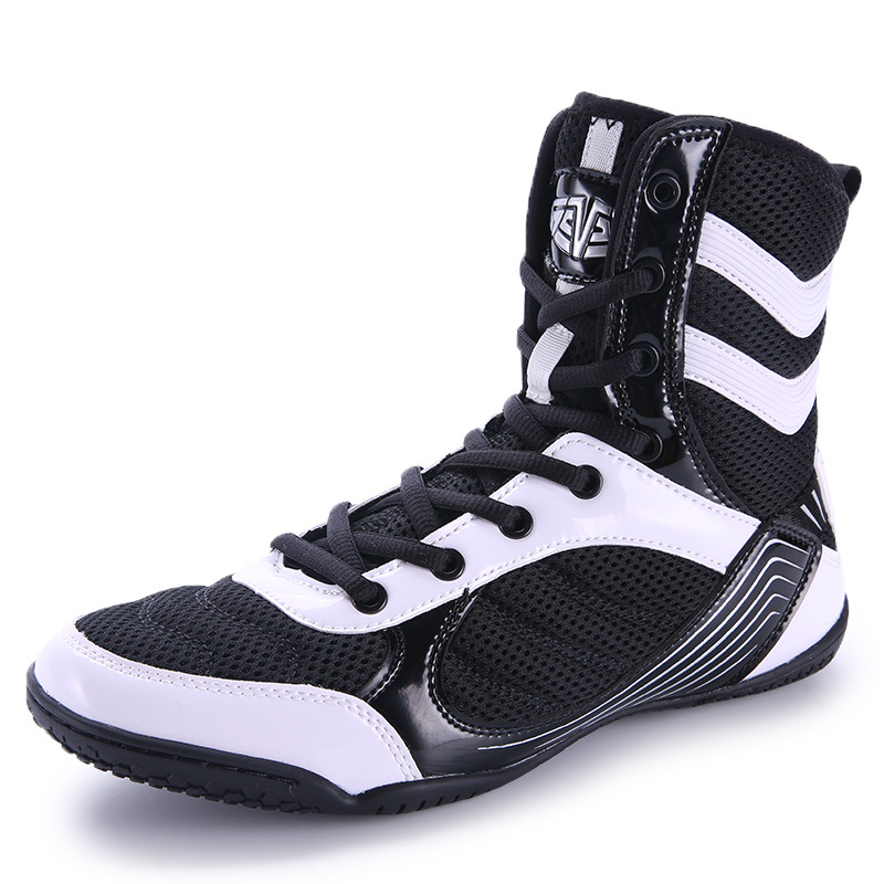 แหวนรองเท้าเท้า Professional Wrestling Fighting Sanda Boxing Training Shoes AVA5