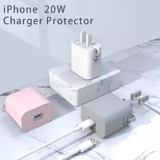 ตัวถนอมสายชาร์จ USB ซิลิโคนนิ่ม ตัวป้องกันสายชาร์จ ชาร์จเร็ว PD 18W 20W สําหรับ Android กันสายหัก ฝาครอบป้องกันสายชาร์จ
