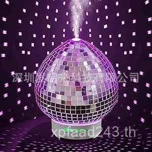 Humidifier diffuser Disco Aroma Diffuser Design Diffuser หมุนบอลหมุนอุปกรณ์น้ําหอมเงียบ E9EQ