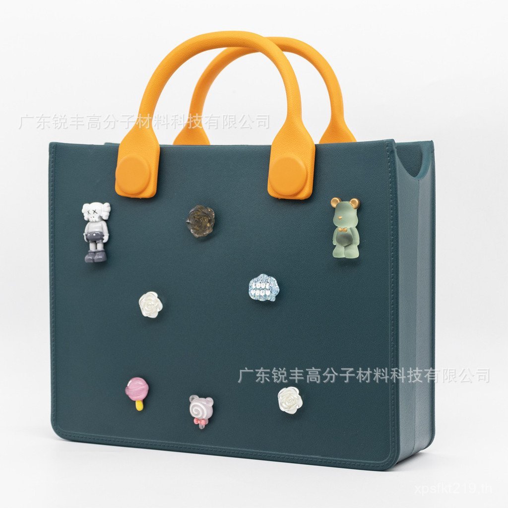 Eva สุภาพสตรี diy กระเป๋า eva กระเป๋าแฟ้ม eva กระเป๋ากระเป๋าชายหาดกระเป๋ามือ Hole eva กระเป๋าเอกสารแ