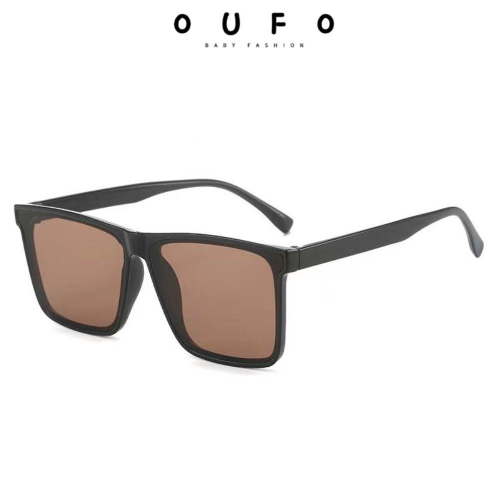 OUFO Square Frame แว่นตากันแดด, Street Photos Simple Driving แว่นตา, Travel Accessories Punk Sun-Pro