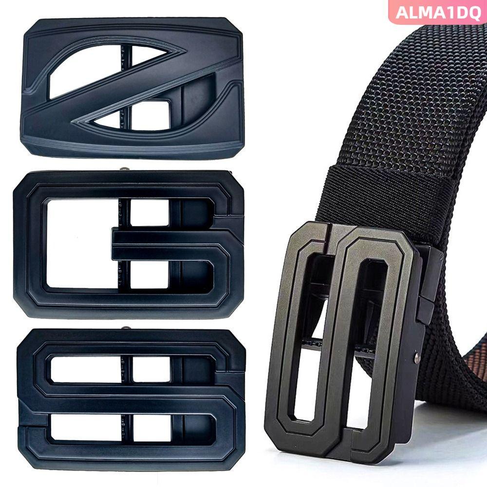 เข็มขัดALMA1DQ ขนาด3.8ซม., ออกแบบหรูหราและทนทาน พร้อมหัวเข็มขัดอัตโนมัติสำหรับผู้ชาย