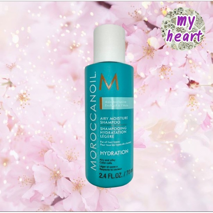 Moroccanoil Airy Moisture Shampoo 70 ml แชมพู เพิ่มความชุ่มชื้น สำหรับผมแห้ง ขาดน้ำ