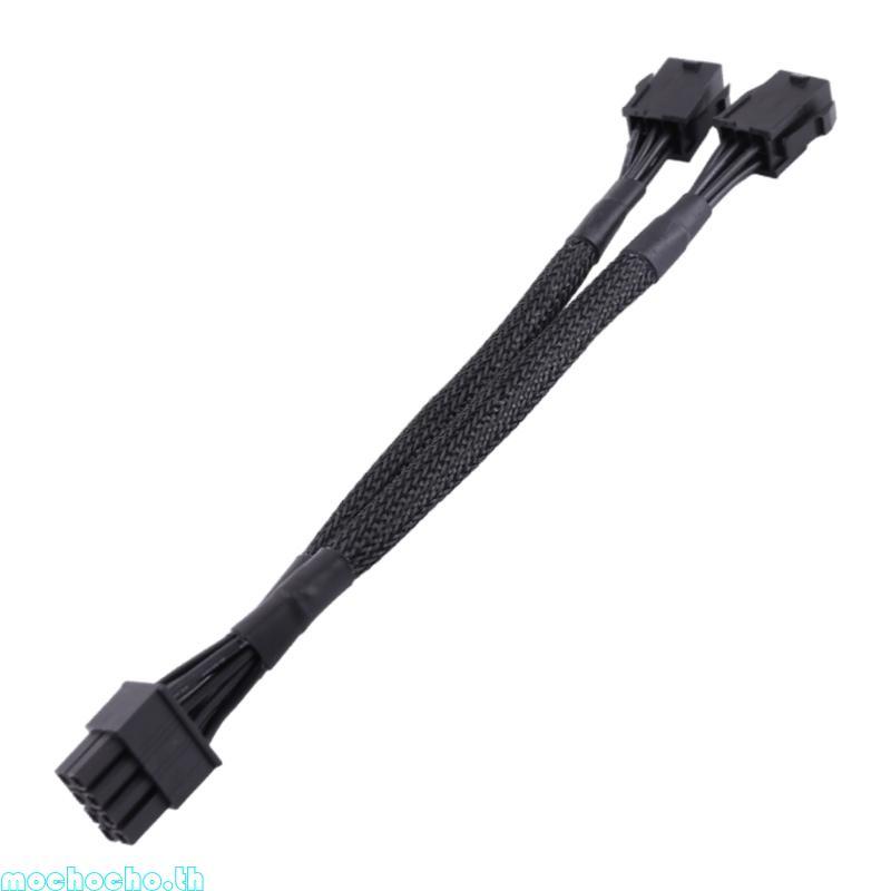 Mochocho 18AWG 6 พินถึง 8 พินสายแปลง PCIe Splitter Connector สําหรับกราฟิกการ์ด