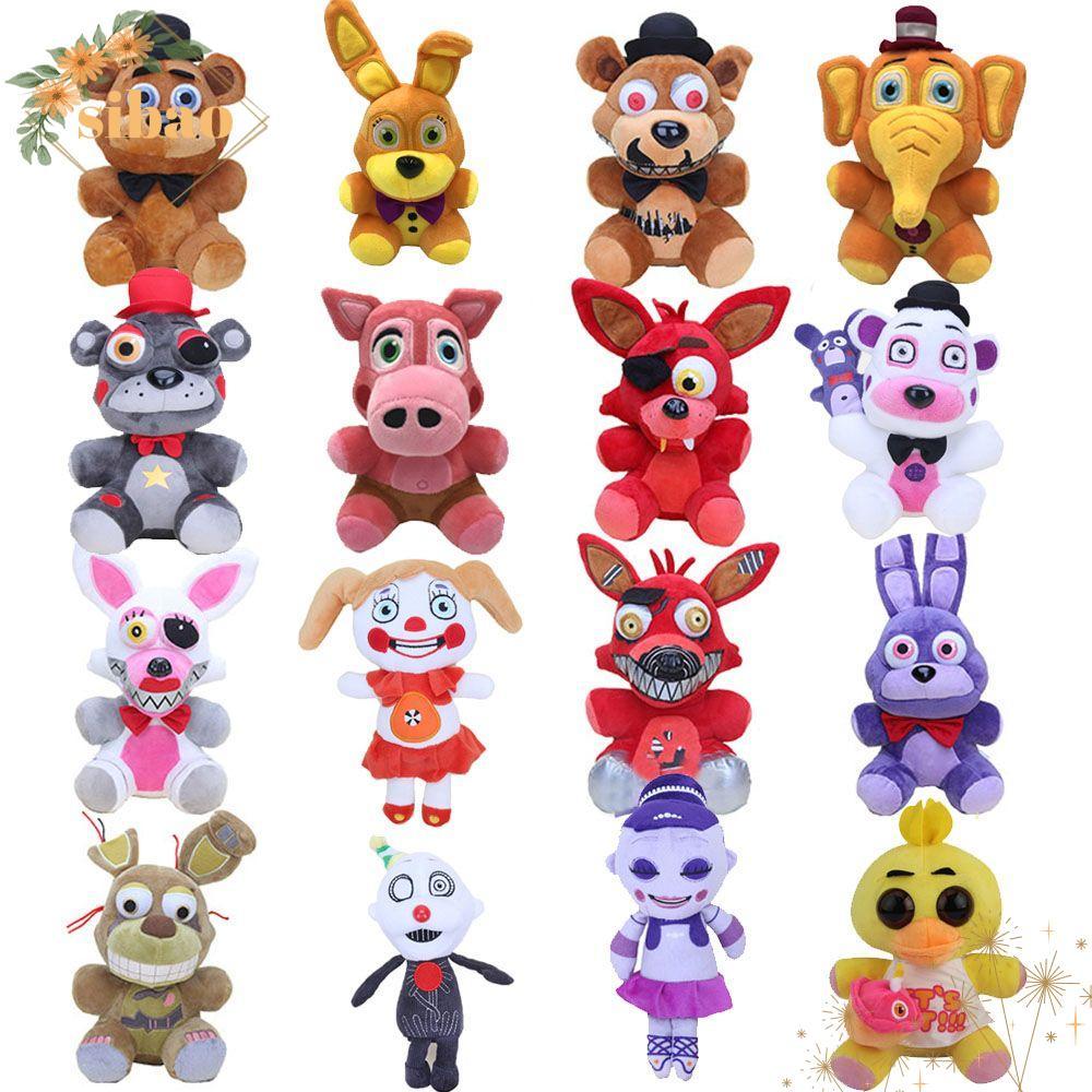 SIBAO FNAF ตุ๊กตาของเล่นตกแต่งห้องการ์ตูน Kawaii Squishmallaching