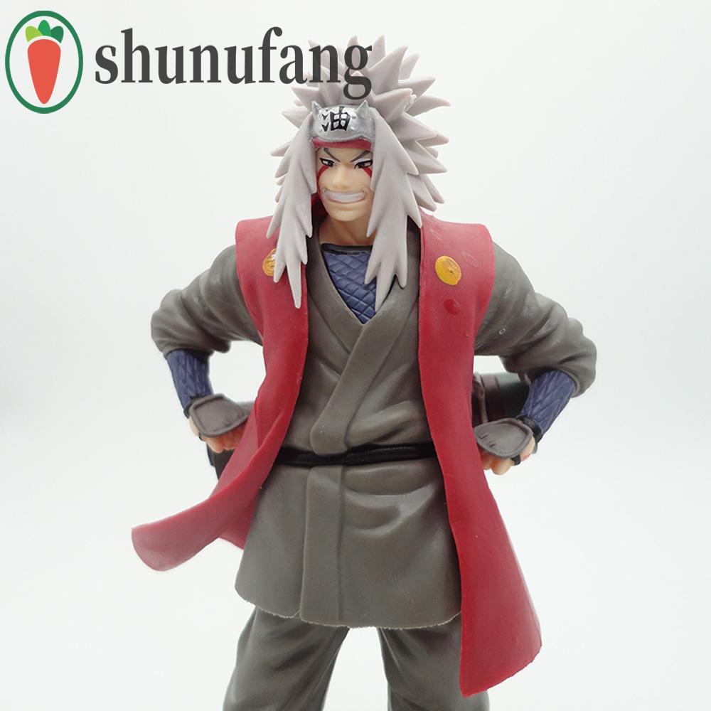 UNUF อะนิเมะนารูโตะสะสมครูนารูโตะ Gama Sennin Jiraiya PVC Naruto Jiraiya