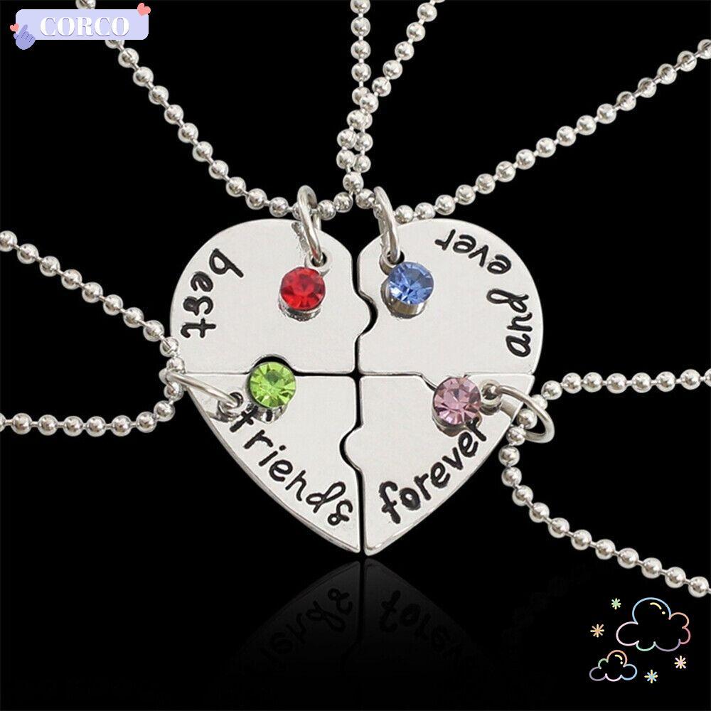 CORCO 4 Bff Friend Best Friend Froever Nice Gift Necklace