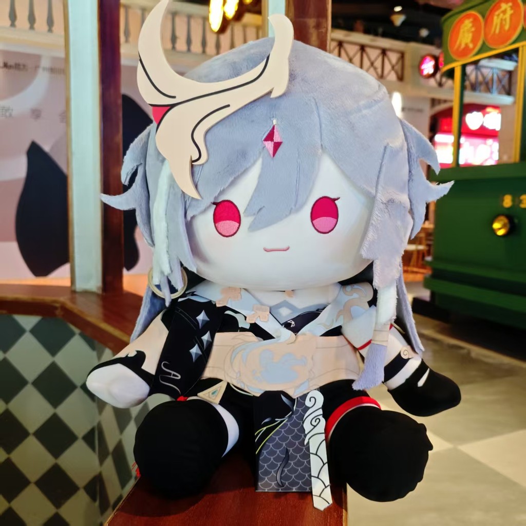 Honkai: Star Rail Fuhua ตุ๊กตาผ้าฝ้าย 40 ซม. แต่งตัวตุ๊กตาของขวัญ