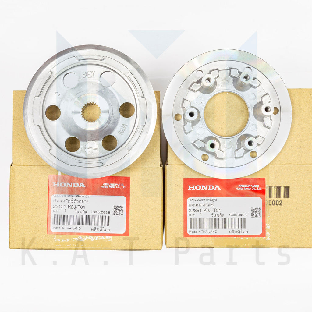 ชามคับตช์ 6ขา/6รู,เรือนคลัตช์ตัวกลาง เวฟ110i 2019-2025 แท้ศูนย์ (22121-K2J-T01),(22351-K2J-T01)