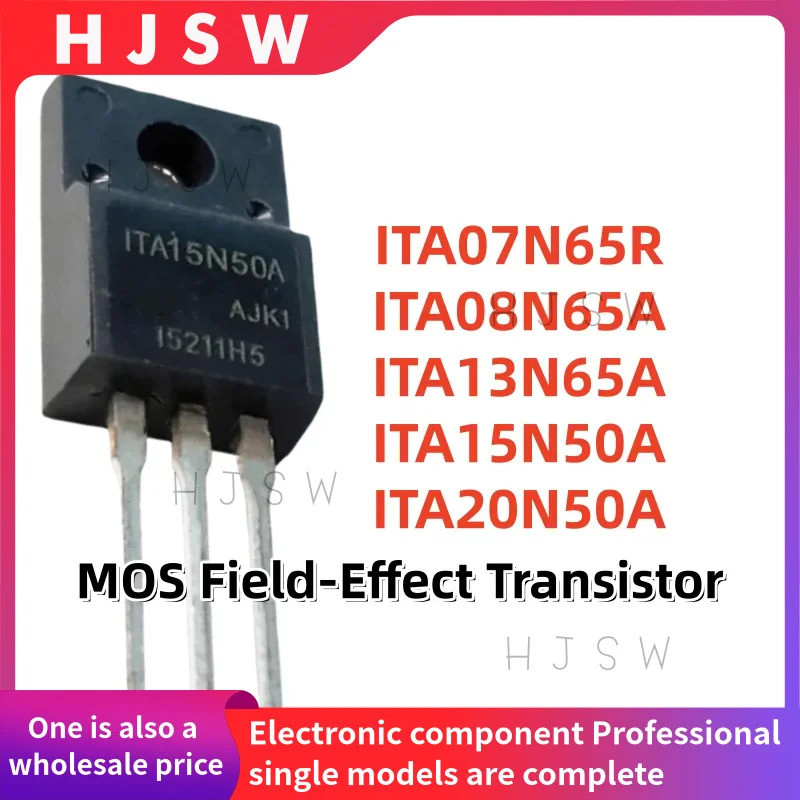 5PCS ITA07N65R ITA08N65A ITA13N65A ITA15N50A ITA20N50A ITA07N65 ITA08N65 ITA13N50F ทรานซิสเตอร์ เอฟเ