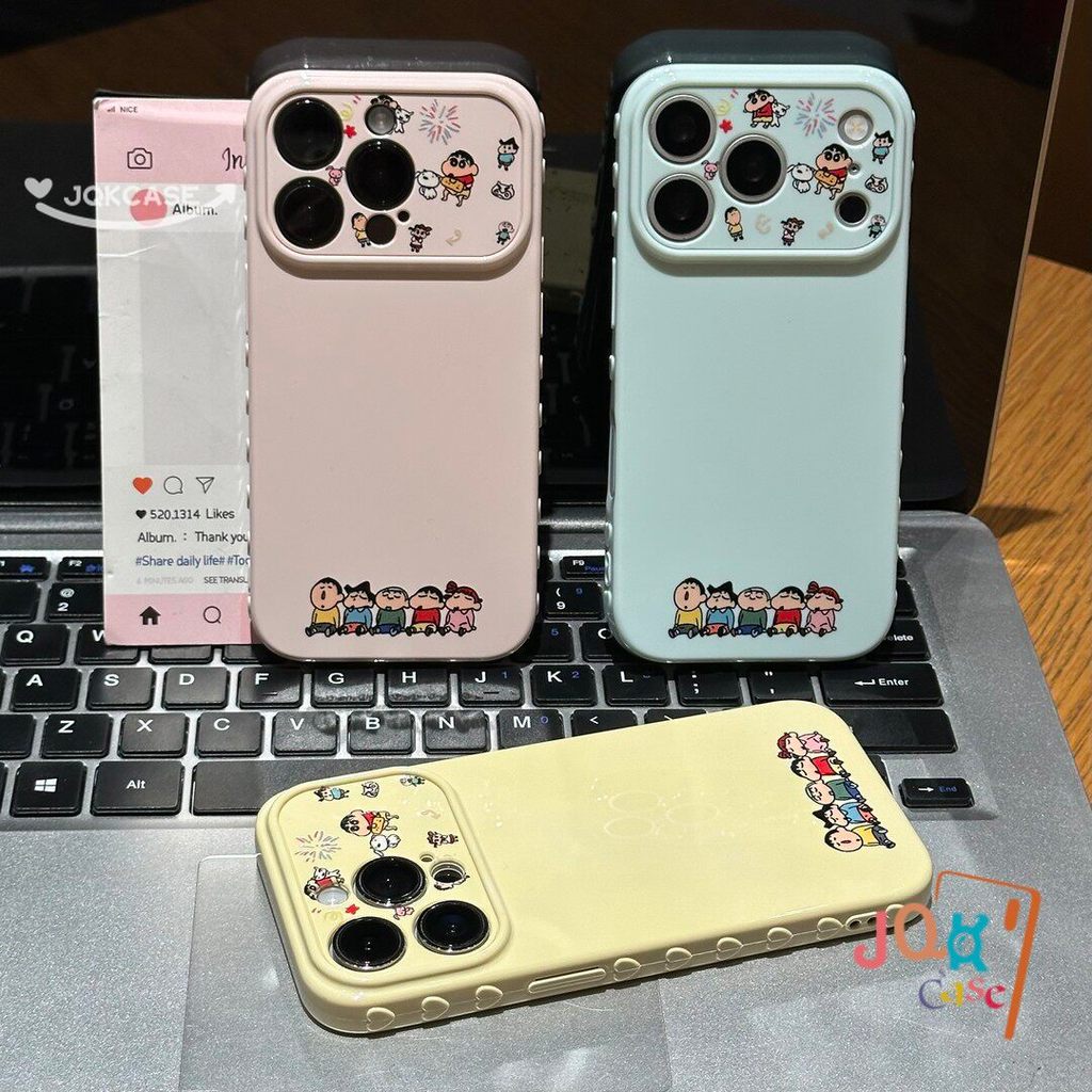 ลายการ์ตูนญี่ปุ่น เคสนิ่มชินจัง สำหรับ VIVO Y04 Y16 Y21 Y03 Y29 Y27-5G Y19S Y91C Y28 Y02 Y17S Y15S Y20 Y91 Y22 Y17