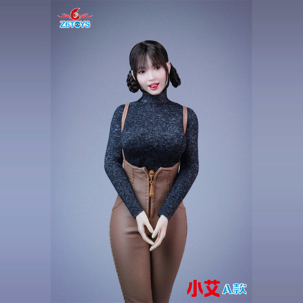 [Boutique] พร้อมสต็อก Z6TOYS 1/6 Asian Movable Eye Expression หญิงแกะสลักหัว ZC017
