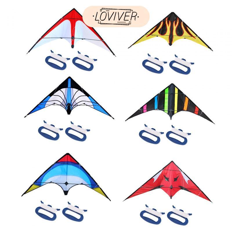 Stunt Power Kite Professional ทนทาน Acrobatic Sport Kite สําหรับ Camping Tricks