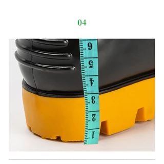 รองเท้าบู้ท กันน้ำกันฝน รองเท้าบู้ททำการเกษตร สีดำ ใส่ กันลื่นและทนต่อการสึกหรอ ระบายอากาศได้ดี ไม่ทำให้เท้าเหม็น