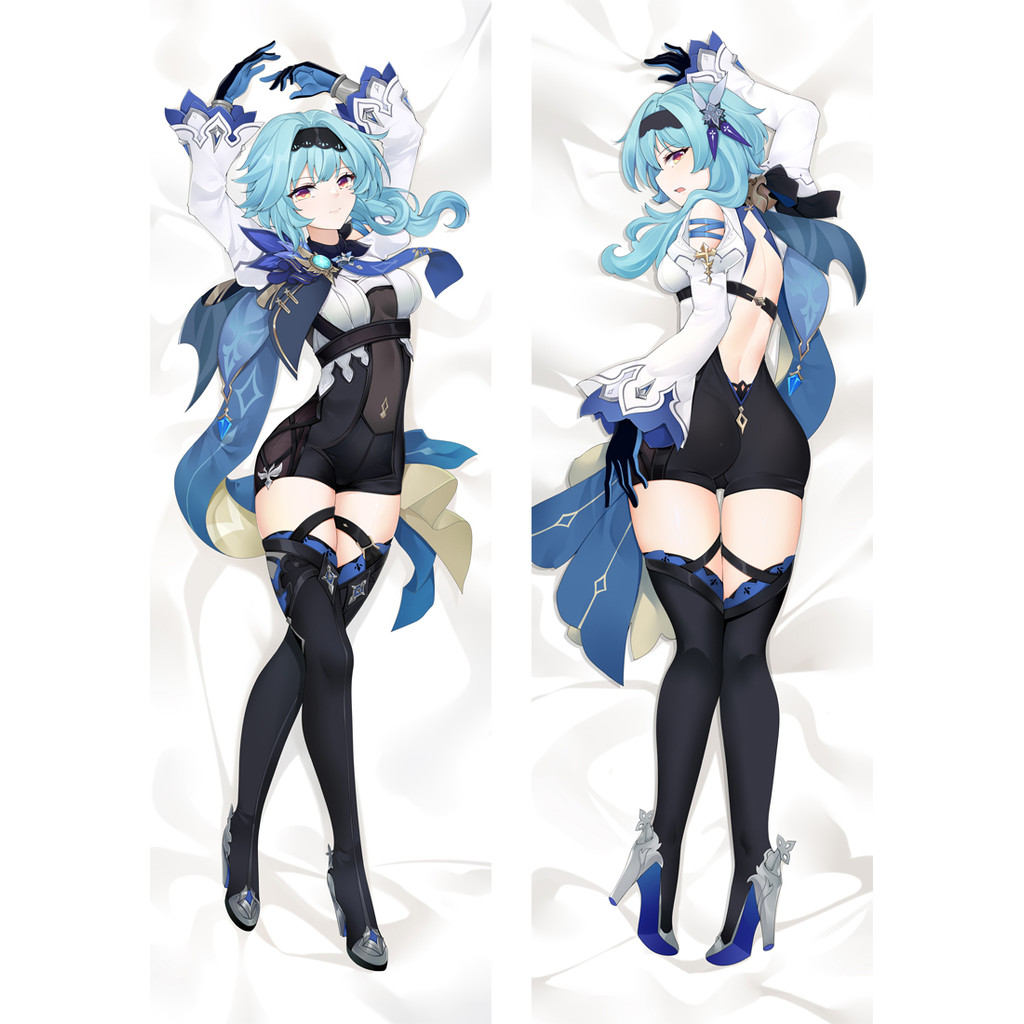 อะนิเมะผลกระทบเกม Eula คอสเพลย์ Dakimakura หมอนกอดหมอน Body Prop