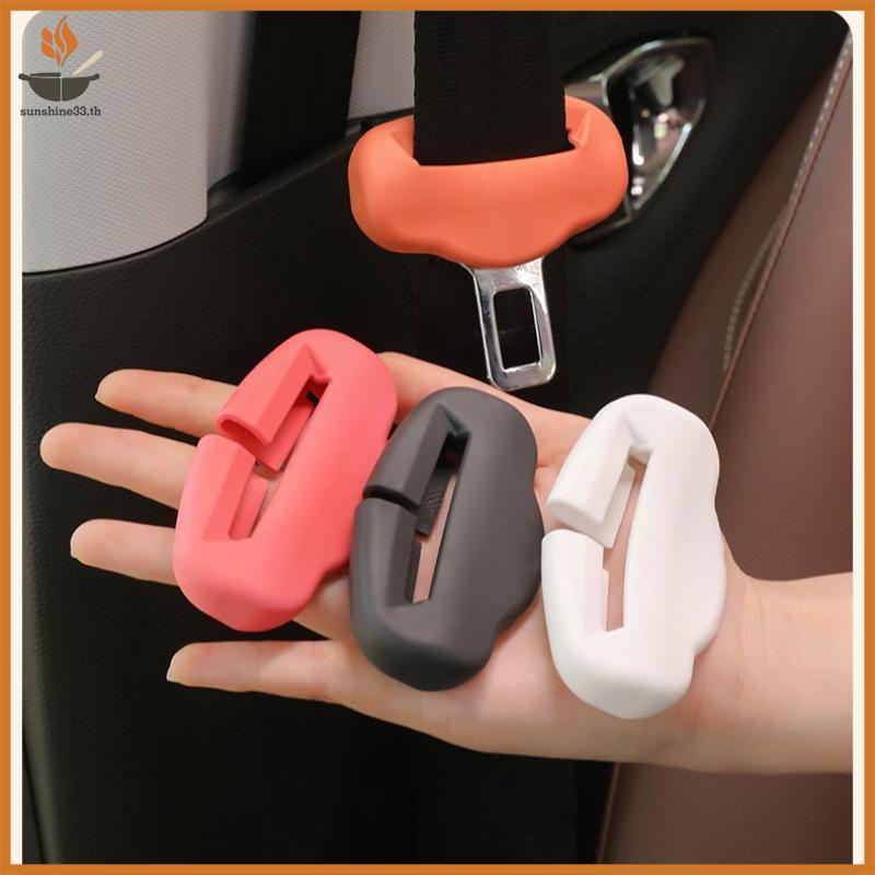 THSUN 1 ชิ้น Anti-Scratch ยางรถที่นั่ง Bule Protector คลิปป้องกัน Universal เข็มขัดนิรภัย Bule สําหรับ SUV ซีดาน TH