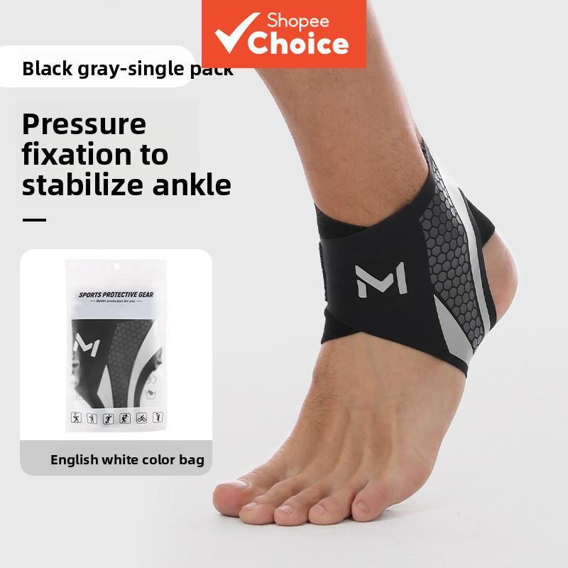 การสนับสนุนข้อเท้าสําหรับการป้องกันแพลงและพืช Fasciitis, ลื่น Stabilizer Wrap บาสเกตบอลฟุตบอลฟุตบอล, กลางแจ้งฤดูใบไม้ผลิฤดูร้อนพร้อมหมวก Anti Uv (1 คู่)