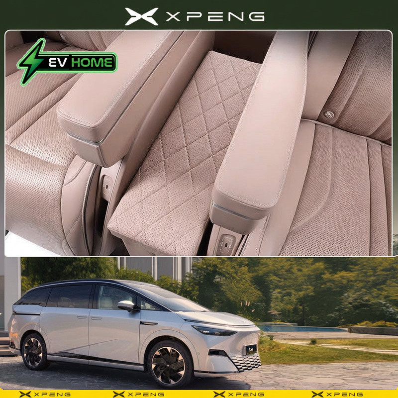 Xpeng X9 EV/Xiaopeng 2024/2025 MPV สองแถว กล่องเก็บของกลางเบาะพับได้