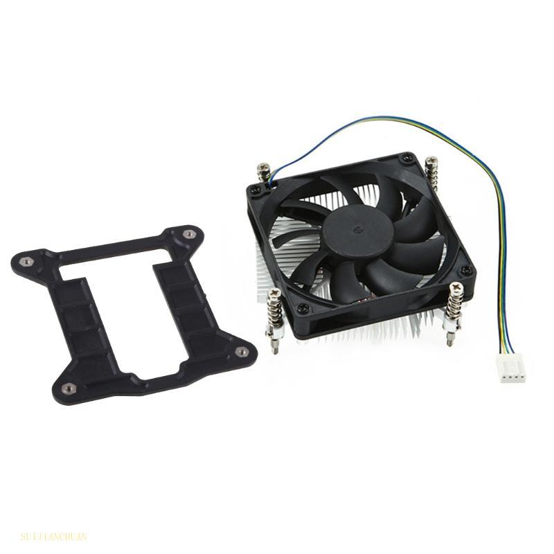 SJT พัดลม ITX หม้อน้ําบางสําหรับ LGA 1155 1156 1150 1151 พัดลมระบายความร้อน CPU หม้อน้ํา