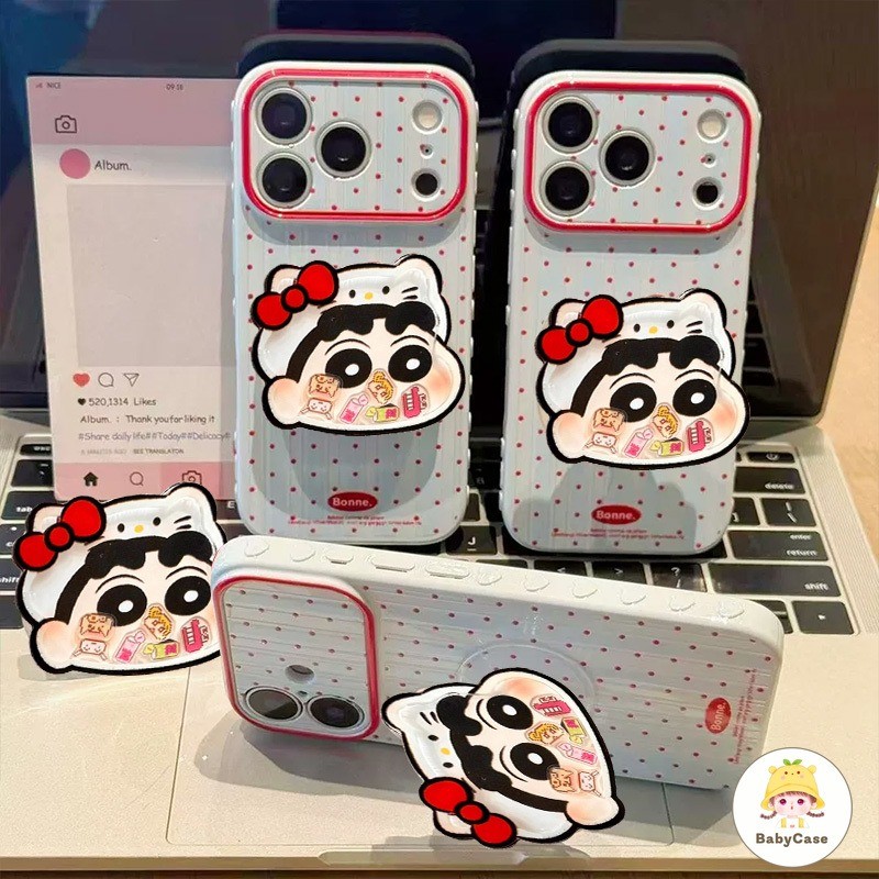 เหมาะสำหรับ Vivo Y03 Y18 Y28 Y29 Y02 Y04 Y19s Y15S Y16 Y17s Y17 Y20s G Y21 Y22 Y27 Y31pro เคสโทรศัพท์พร้อมขาตั้งน่ารัก