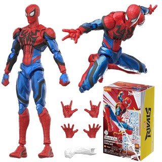 Blokees Homem Aranha Marvel Rivals Articulado Colecionável 83 Peças 13 Cm
