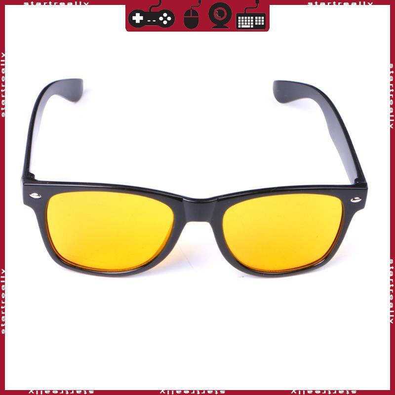 ST Night สําหรับ Vision แว่นตา Unisex สีเหลืองแว่นตาขับรถ Anti สําหรับ Glare อุปกรณ์ภาพสําหรับการเดินทางกลางแจ้ง Camping