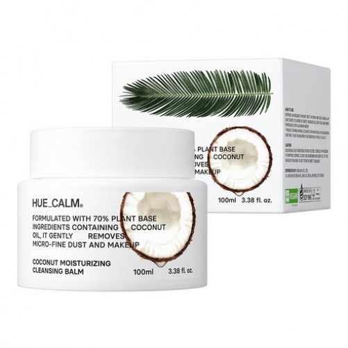 [NO MORE DRY SKIN] HUECALM Cleansing Balm 100ml | Deep Clean & Hydrate at Once! | Coconut Oil Base f