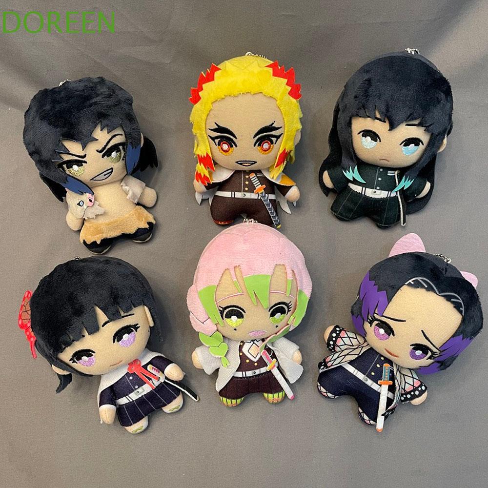 DOREEN ตุ๊กตาของเล่น 15 ซม. Nezuko Kyoujurou Inosuke ของขวัญ Tanjirou ตุ๊กตาเครื่องประดับ