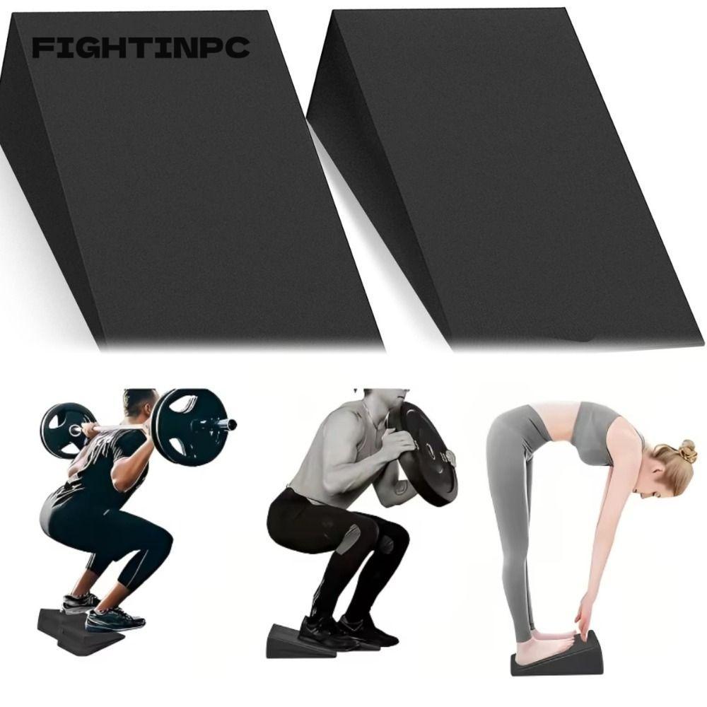 FIGHTINPC แผ่นรองฝึกโยคะแบบเอียง พร้อมขาปรับระดับ สำหรับ squat และการฝึกเพื่อความแข็งแรงของกล้ามเนื้อน่อง