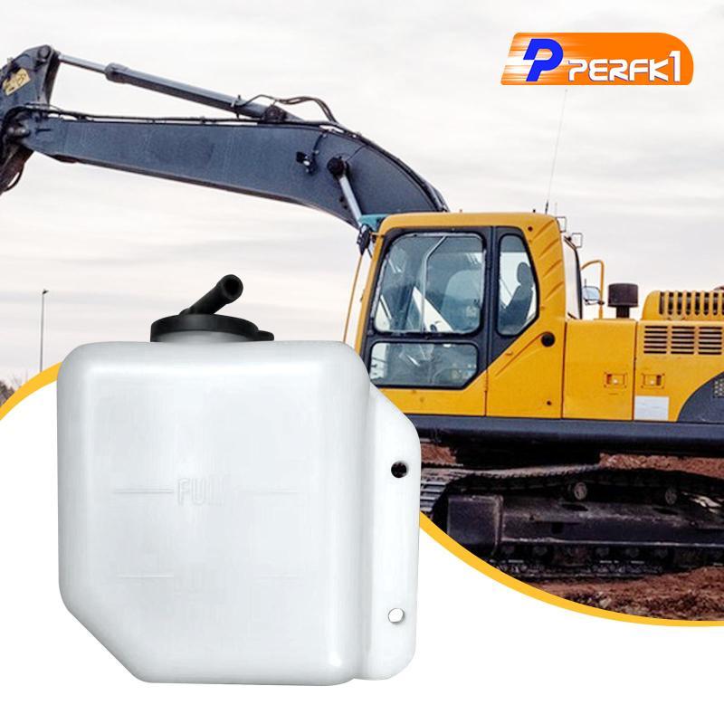 [ผลประโยชน์1] ถังล้นน้ําหล่อเย็นพลาสติกขยายอ่างเก็บน้ําอุปกรณ์เสริมเครื่องยนต์ที่ทนทานมีความแข็งแรงสูงสําหรับรถขุด