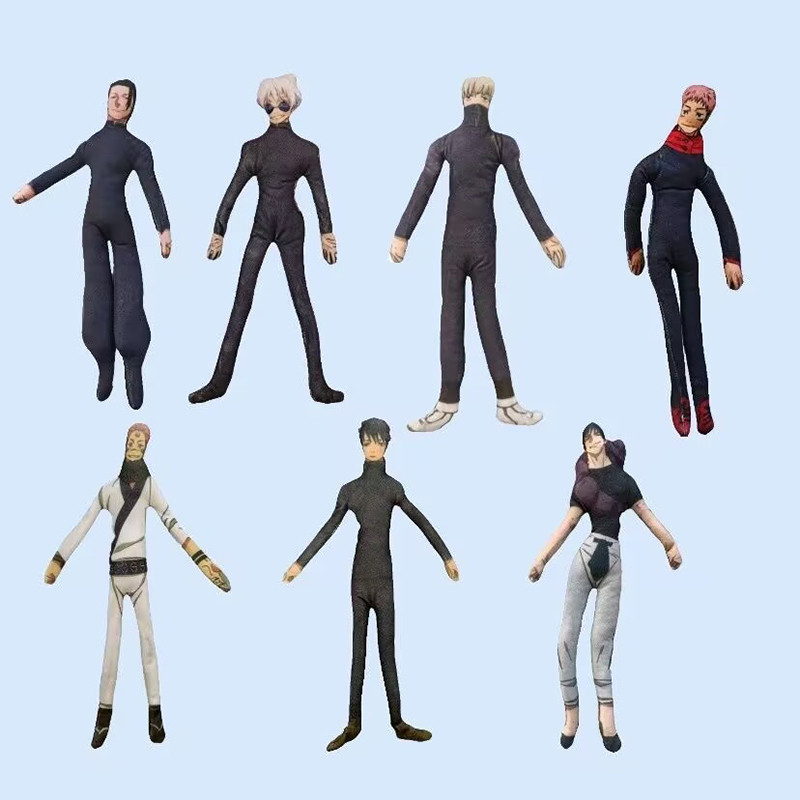 อะนิเมะ JJK ของเล่นตุ๊กตาตลกตุ๊กตา Gojo GOYO Plush Shapeshift รูป Creative Mannequin Action Figure ข