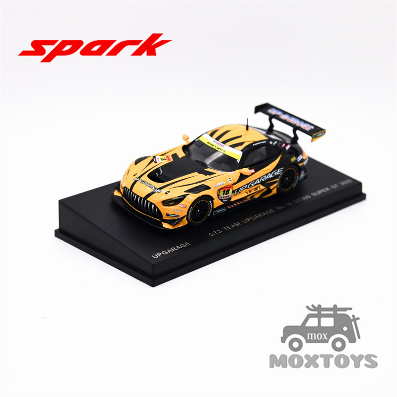 Spark 1:64 GT3 TEAM UPGARAGE No.18 GT300 SUPER GT 2025 สีส้ม#18 รถโมเดลเหล็กหล่อ