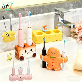 COD ชั้นวางแปรงสีฟัน เซรามิก ไม่เจาะผนัง ทนทาน สำหรับครอบครั…