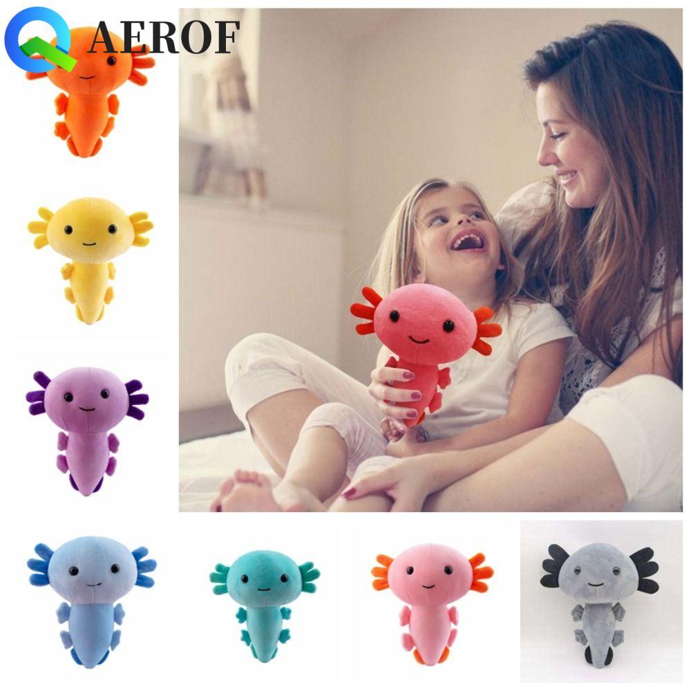 AEROF 20 ซม.Axolotl ของเล่นตุ๊กตา, Plushie Axolotl Salamander Axolotl ตุ๊กตาสัตว์ Plushie ตุ๊กตา, Ka