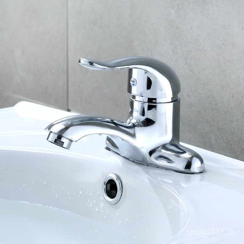 อ่างล้างหน้าแบบเคาน์เตอร์ร้อนและเย็น Double Hole Dasi WGR9