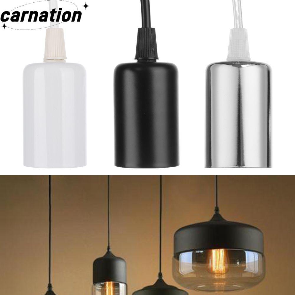 CARNATION 0.5 M/0.8 M/1 M/1.2 M/1.5 M/2 M E27 โคมไฟผู้ถือสายไฟ Grip Vintage Retro จี้หลอดไฟซ็อกเก็ต