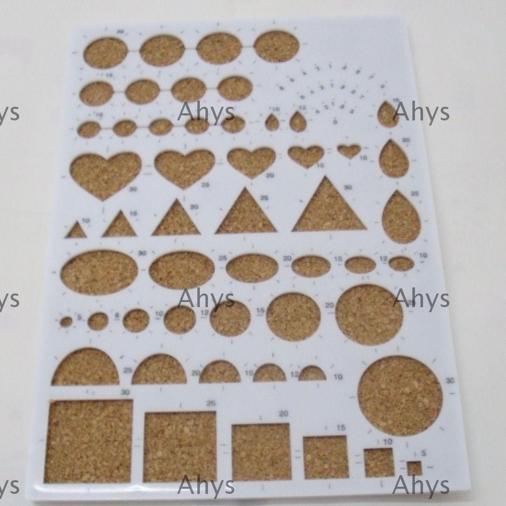 AHYS Quilling Board Corkboard Template กระดาษกลิ้งกระดาษ Quilling Tool
