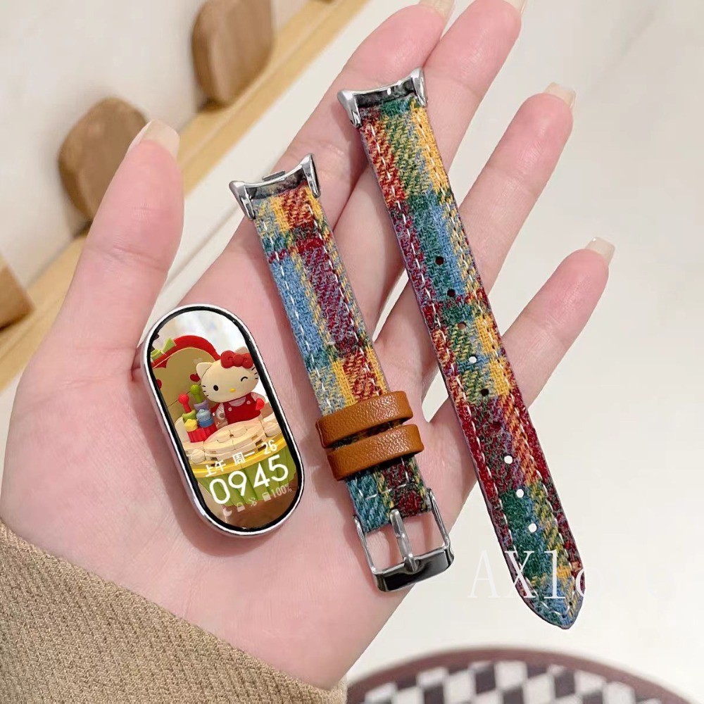 แฟชั่นสายหนังสําหรับ เสี่ยวหมี่ ไมล์ วงดนตรี 10 9 8 มือโปร 7 6 5 4 3 สร้อยข้อมือเปลี่ยนสายรัดข้อมือ ไมล์band 10เซรามิคสายรัด – โปรปัง