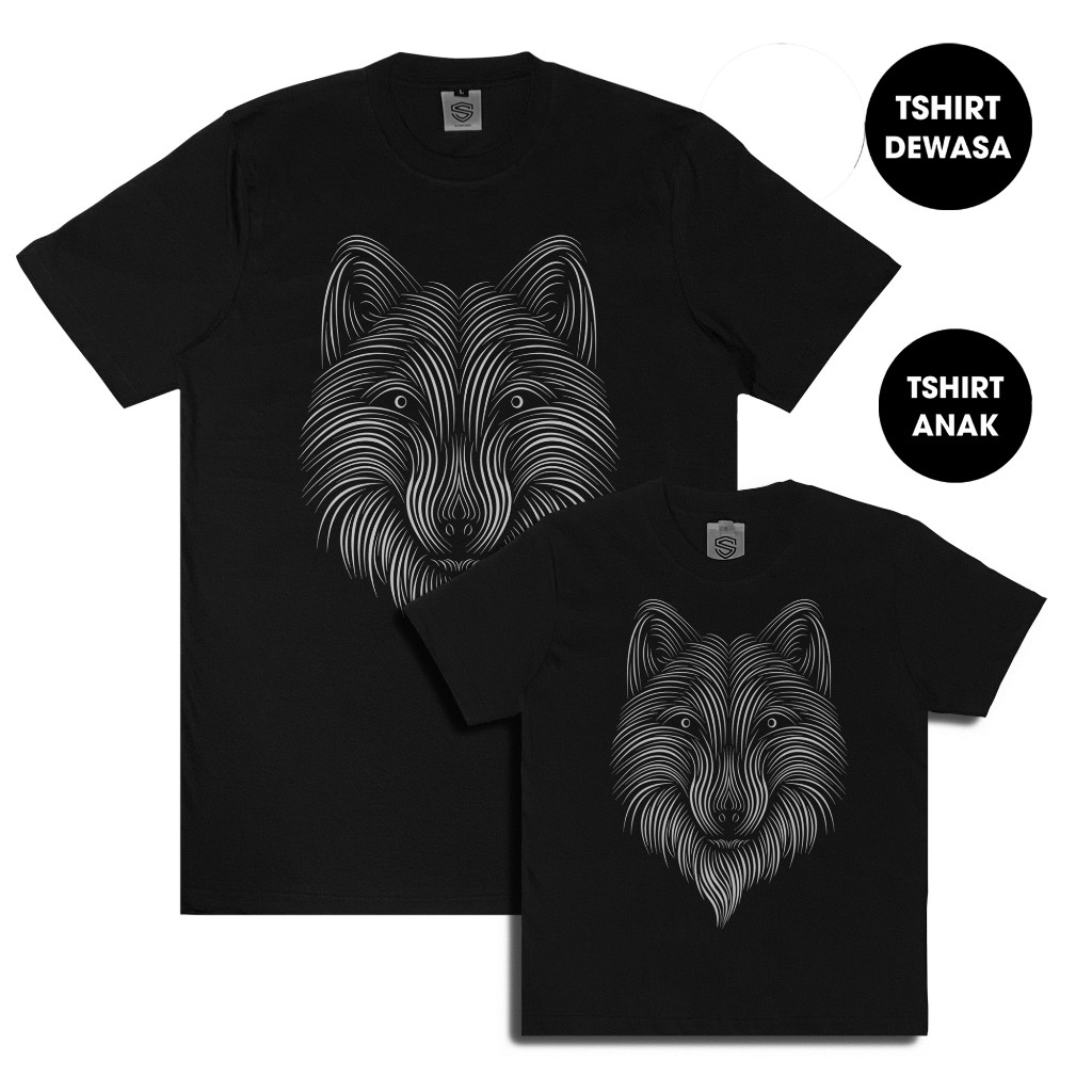 Someone T Shirt "Wolf Line White" 330CP Glow In The Dark
