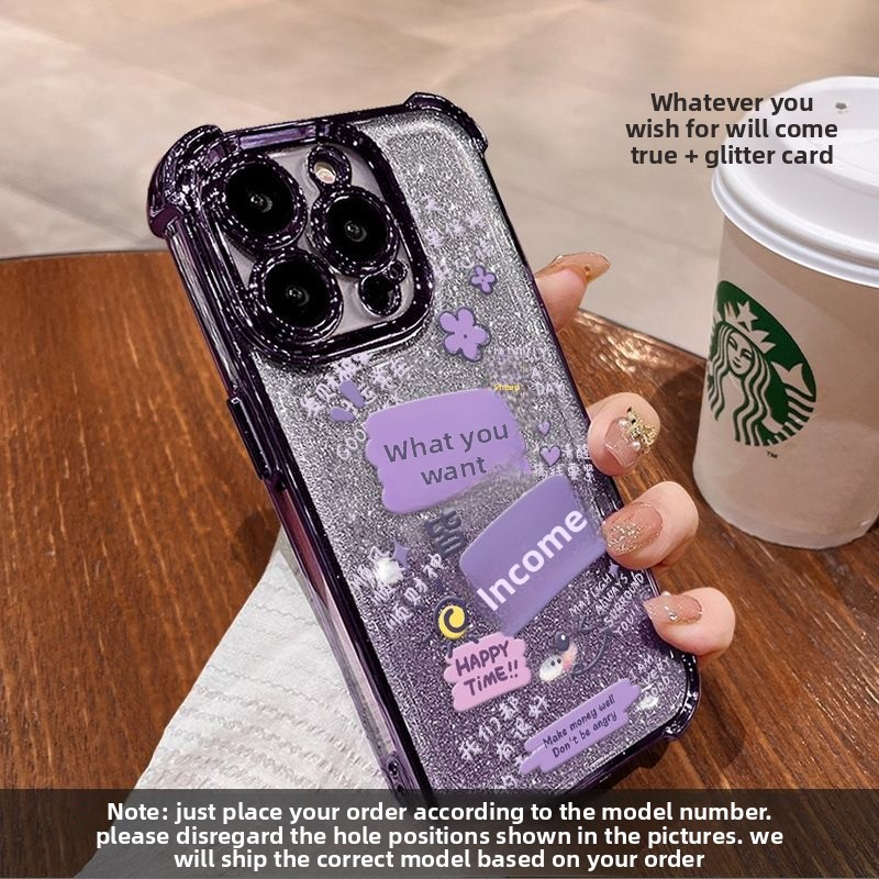 ทุกอย่างคุณ Wish สําหรับ Oppo Reno 10 10pro 9 9pro1111f 11pro 12 12pro12f วงเล็บพับนุ่ม Anti fall กร