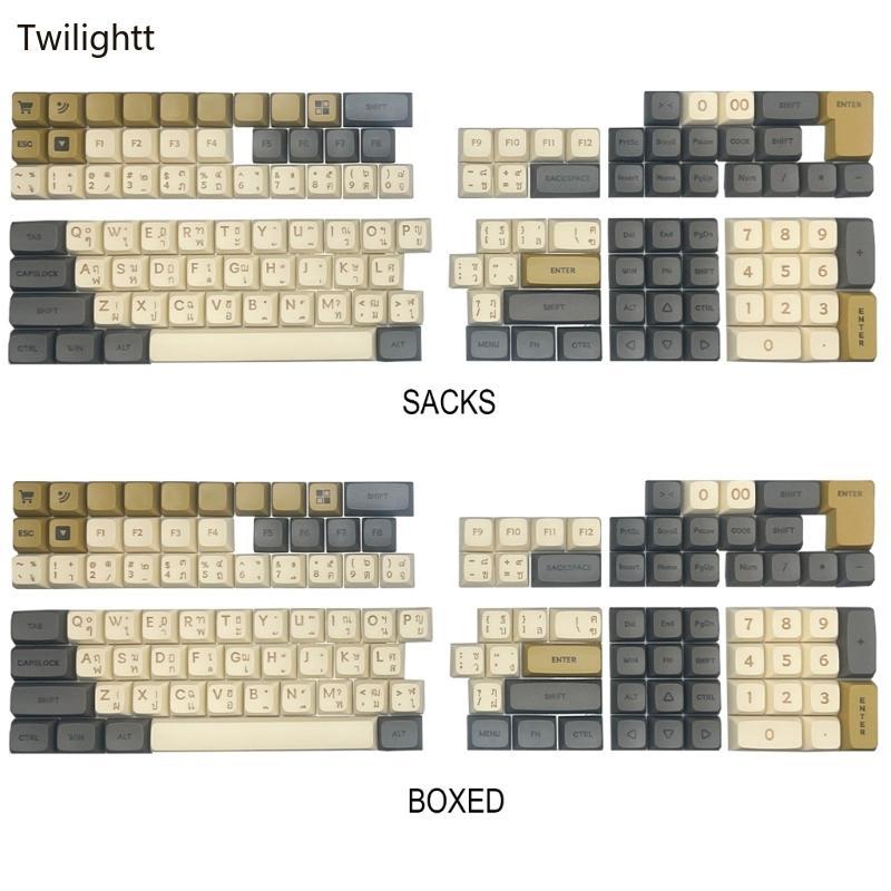 WILI XDA Keycaps ปุ่มกดตัวอักษรภาษาไทยสําหรับ 61 64 68 75 87 98 104 108 คีย์บอร์ด