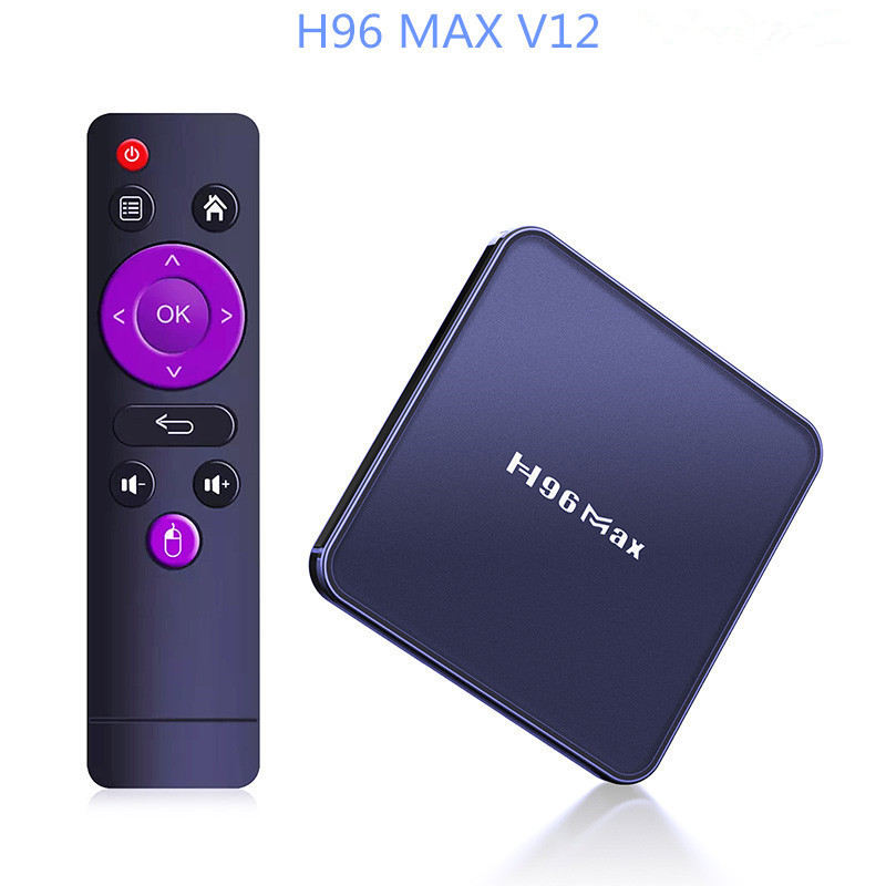 H96max V12 กล่องทีวี Android 12.0 RK3318 4GB/64GB 5GWiFi Dual Band tvbox