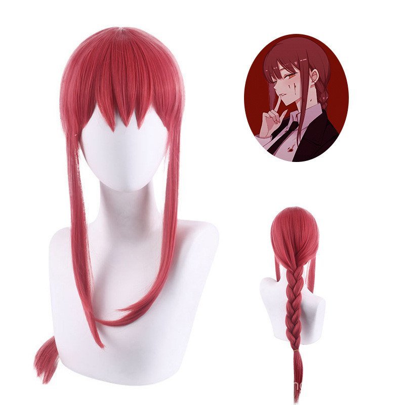 วิกผมคอสเพลย์ Makima จาก Chainsaw Man สไตล์Twists Christmas gift