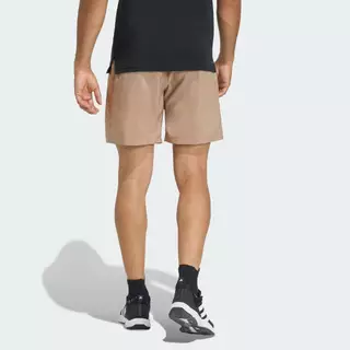 adidas Gym & Training กางเกงขาสั้นผ้าทอ WORKOUT ESSENTIALS BASE ผู้ชาย สีน้ำตาล KD2954