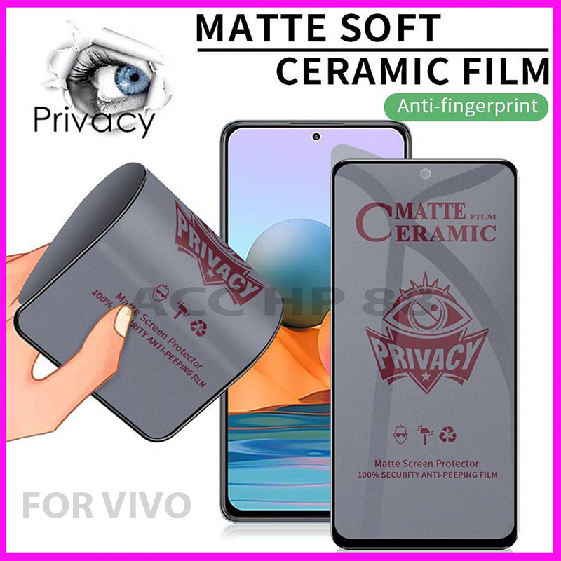 Anti-Scratch เซรามิค Matte spy ความเป็นส่วนตัว Vivo Y28 Y18 Y17S Y27 Y22 Y22S Y16 Y35 Y36 Y02T Y02 Y
